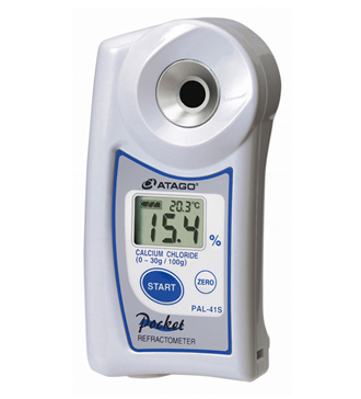 ATAGO(愛拓)便攜式數(shù)顯氯化鈣折射計/氯化鈣濃度計/融雪劑氫化鈣濃度計 PAL-41S