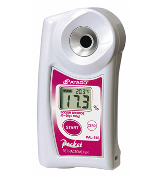 ATAGO(愛拓)便攜式數(shù)顯溴化鈉折射計(jì)/溴化鈉濃度計(jì) PAL-51S