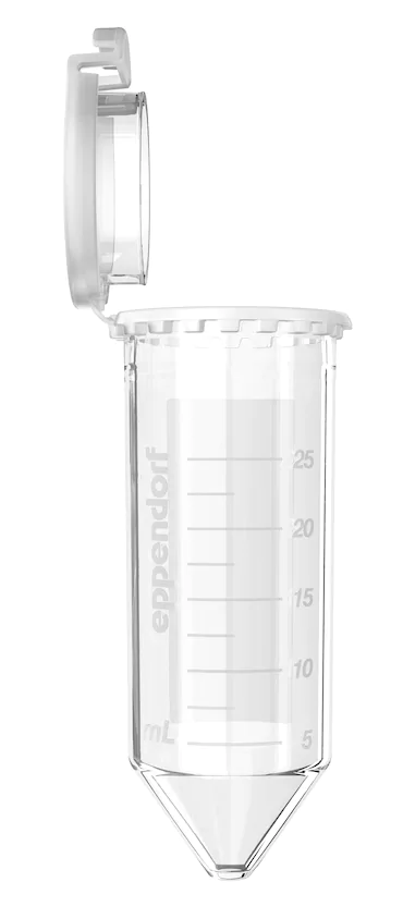 艾本德Eppendorf Conical Tubes 25 mL 帶鎖扣蓋 SnapTec?, 25 mL, 啟動套裝，4  個單離心管架，6  個轉(zhuǎn)子適配器，轉(zhuǎn)子孔可容納 50  mL 錐形管, P