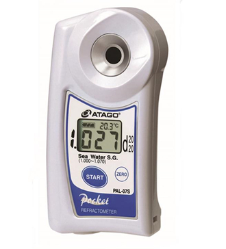 ATAGO(愛拓)便攜式數(shù)顯海水折射計(jì)/鹽水濃度計(jì)PAL-07S 海水鹽度計(jì)(S.G.)