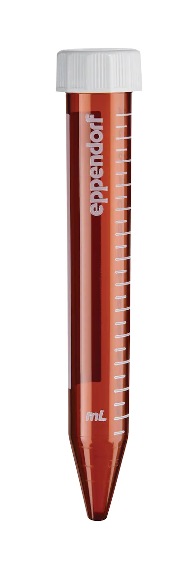 艾本德Eppendorf Conical Tubes, 15 mL, 無菌、無熱原, 無RNase和DNase, 無DNA, 琥珀色(光保護(hù)), 200 個 (4 包 × 50 個)貨號 003012