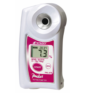 ATAGO(愛(ài)拓)便攜式數(shù)顯折射儀 PAL-57S 硫酸鎳濃度計(jì)