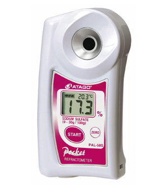 ATAGO(愛(ài)拓)便攜式數(shù)顯折射儀 PAL-58S 硫酸鈉濃度計(jì)