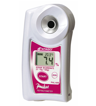 ATAGO(愛拓)便攜式數(shù)顯碳酸氫鈉折射計(jì)/碳酸氫鈉濃度計(jì) PAL-64S