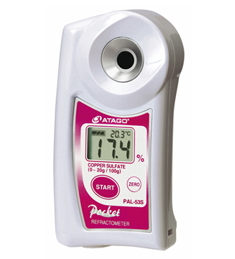 ATAGO(愛拓)便攜式數(shù)顯硫酸銅折射計(jì)/硫酸銅濃度計(jì) PAL-53S
